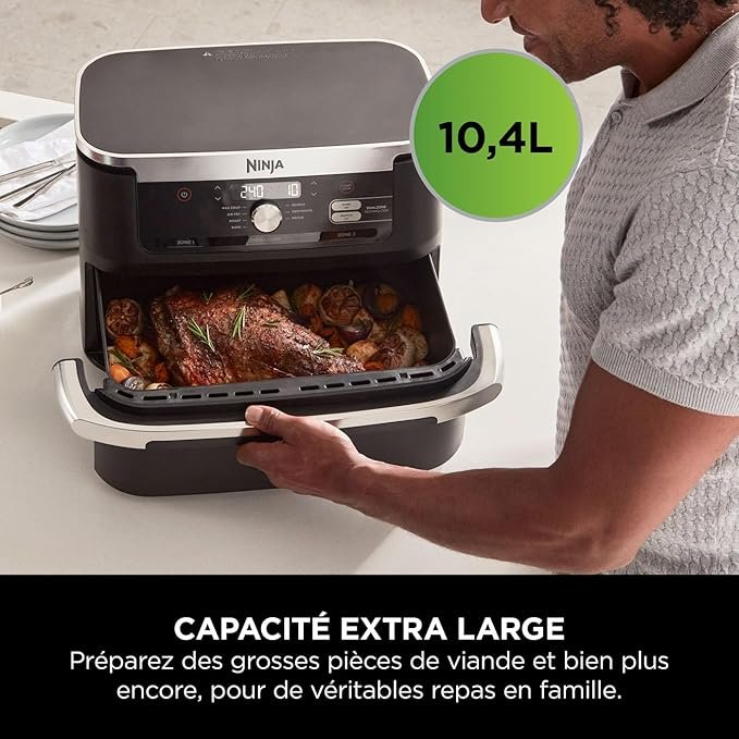 NINJA Foodi FlexDrawer 10,4 L : L’Airfryer grande capacité qui change tout en promo !
